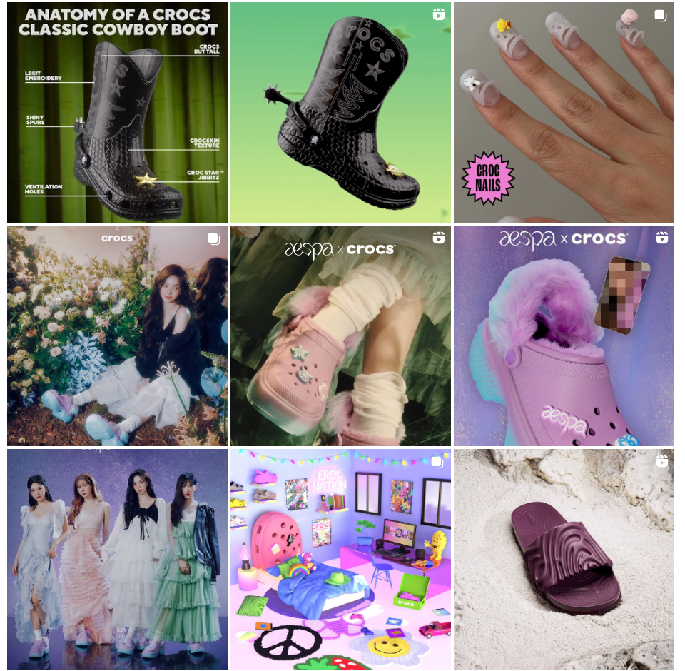 Crocs Instagram